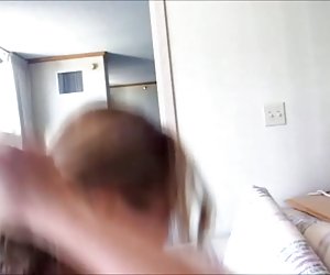 Sexy asian bikoitza sartu bikoitza facials