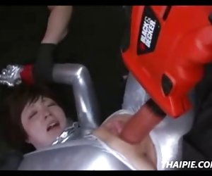Asian teen min: cum bat bodysuit